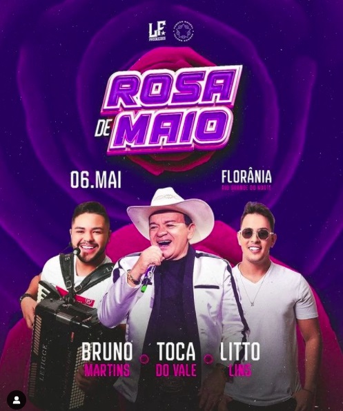 Toca do Vale, Bruno Martins e Litto Lins - Rosa de Maio