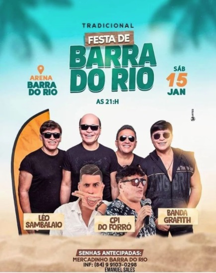 Léo Sambalio, CPI do forró e Banda Grafith - Festa de Barra do Rio