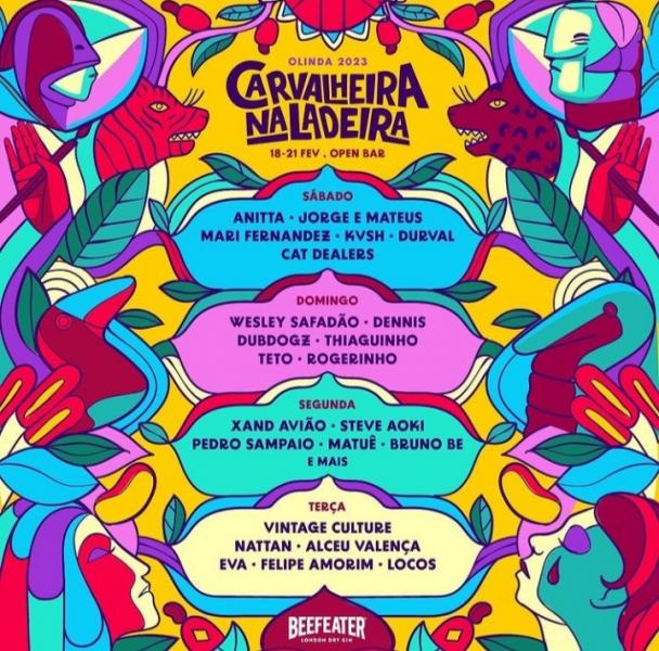 Anitta, Jorge & Mateus, Mari Fernandez, Kvsh, Durval e Cat Dealers - Carvalheira na Ladeira 2023