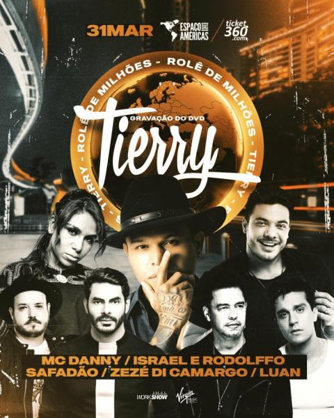 Tierry, Mc Danny, Israel & Rodolfo, Safadão, Zezé Di Camargo e Luan - Gravação do DVD de Tierry