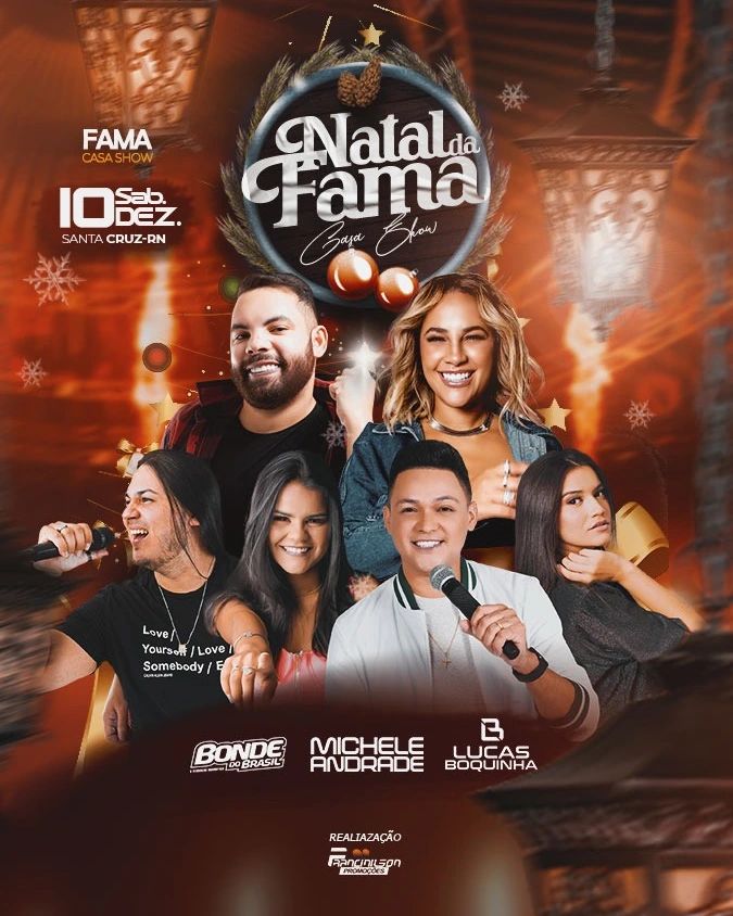 Michele Andrade, Bonde do Brasil e Lucas Boquinha - Natal da Fama Casa Show