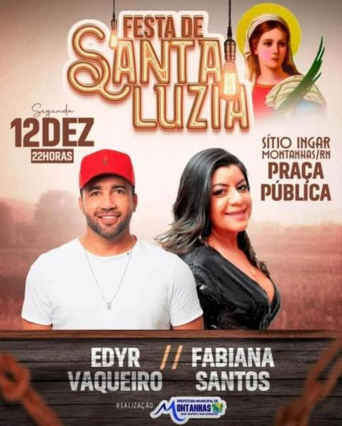 Edyr Vaqueiro e Fabiana Santos - Festa de Santa Luzia