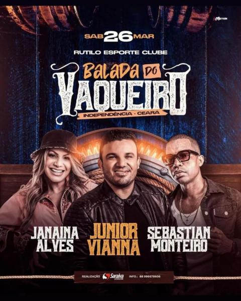 Junior Vianna, Janaina Alves e Sebastian Monteiro - Balada do Vaqueiro