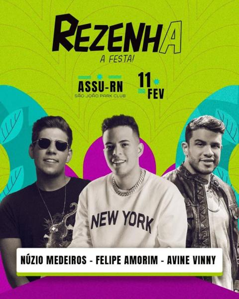 Núzio Medeiros, Felipe Amorim e Avine Vinny - Rezenha a Festa!