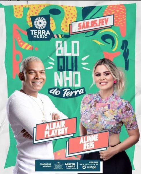 Aldair Playboy e Aline Reis - Bloquinho do Terra