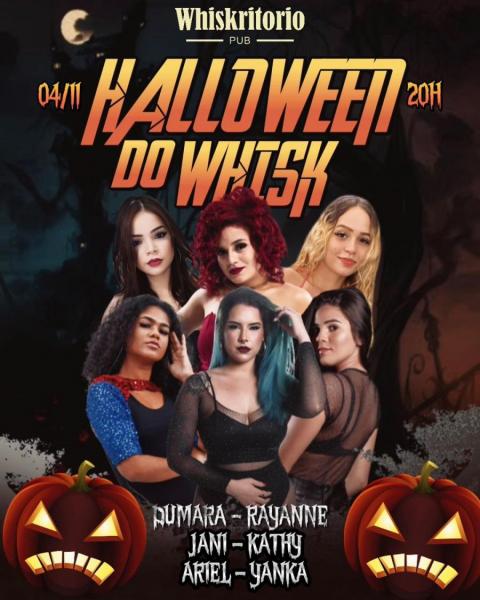 Dumara, Rayanne Torres, Jani, Yanka, Kathy e Ariel - Halloween do Whisk