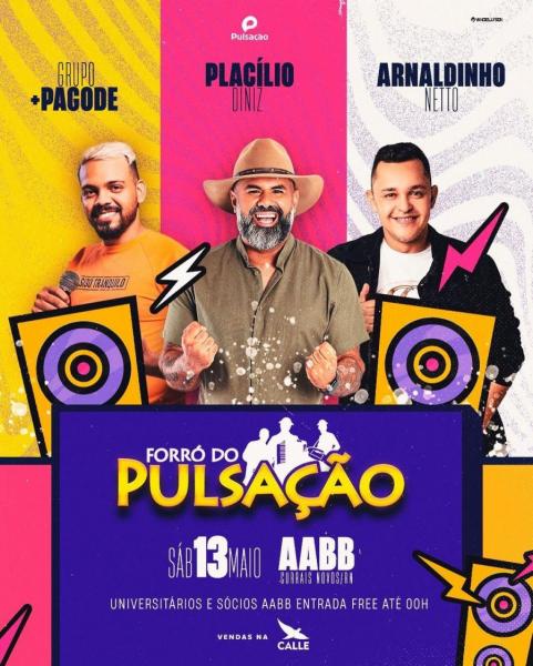 Grupo +Pagode, Placílio Diniz e Arnaldinho Netto - Forró do Pulsação