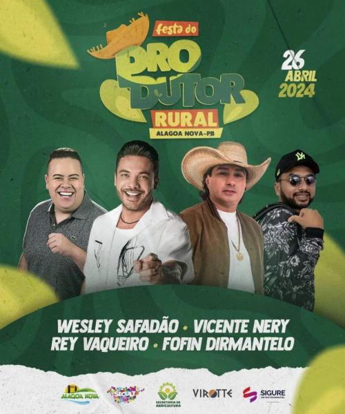 Wesley Safadão, Vicente Nery, Rey Vaqueiro e Fofin Dirmantelo - Festa do Produtor Rural