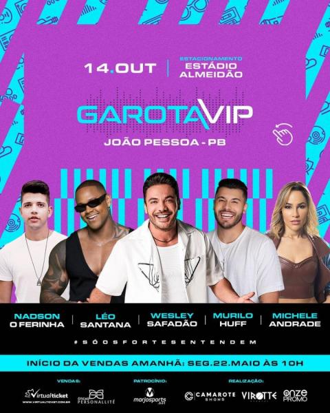 Wesley Safadão, Nadson O Ferinha, Léo Santana, Murilo Huff e Michele Andrade - Garota VIP