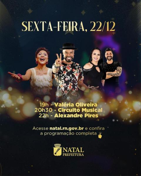 Valéria Oliveira, Circuito Musical e Alexandre Pires - Natal em Natal