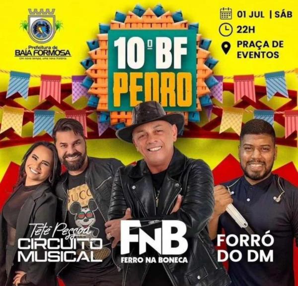 Circuito Musical, FDerro na Boneca e Forró do DM - 10º BF Pedro