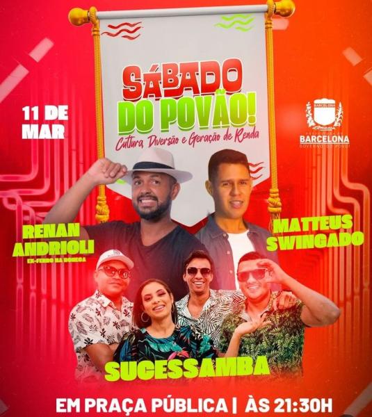 Renan Andrioli, Mattues Swingado e Sucessamba - Sábado do Povão