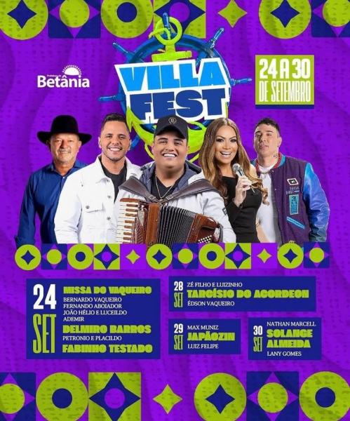 Tarcísio do Acordeon, Zé Filho & Luizinho e Edson Vaqueiro - Villa Fest