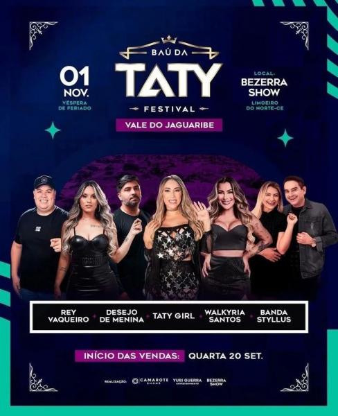 Taty Girl, Desejo de Menina, Rey Vaqueiro, Walkyria Santos e Banda Styllus - Baú da Taty