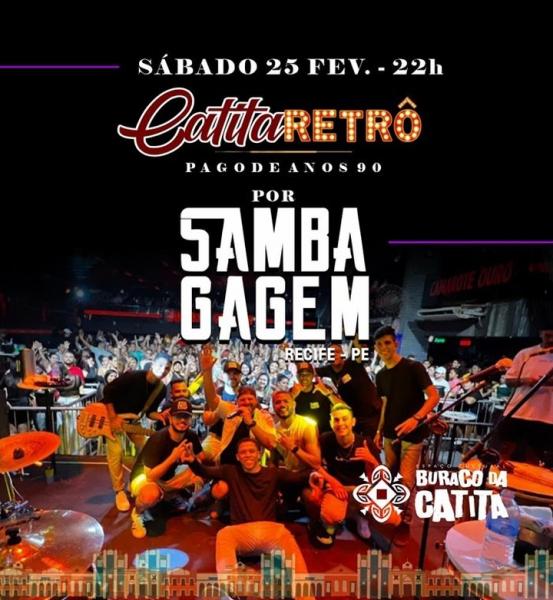 Pagode Anos 90 por Sambagagem - Catita Retrô