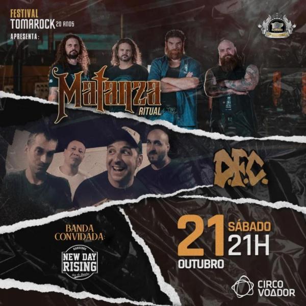 Matanza Ritual, DF Chaos e New Day Rising - Festival Tomarock