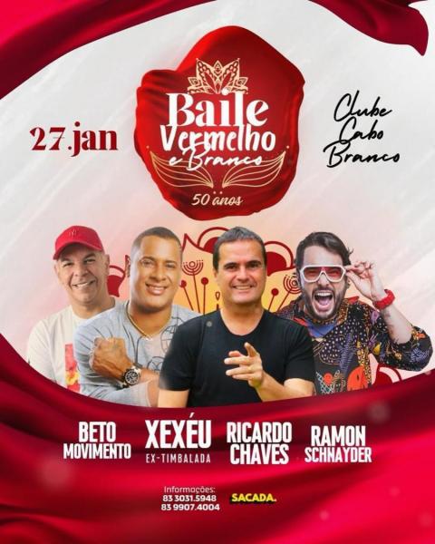 Xexéu, Beto Movimento, Ricardo Chaves e Ramon Schnayder - Baile Vermelho & Branco