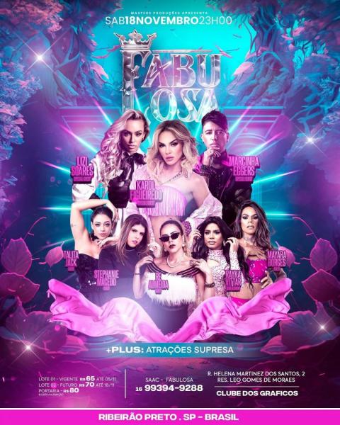 Lizi Soares, Marcinhas Eggers, Karol Figueiredo, Talita Jack, Stephanie Macedo, Re Almeida, Rayka Vitar e Mayara Borges - Fabulosa