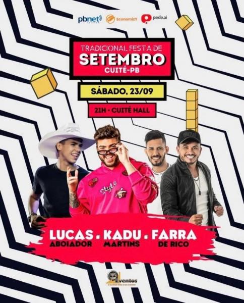 Kadu Martins, Lucas Aboiador e Farra de Rico - Festa de Setembro