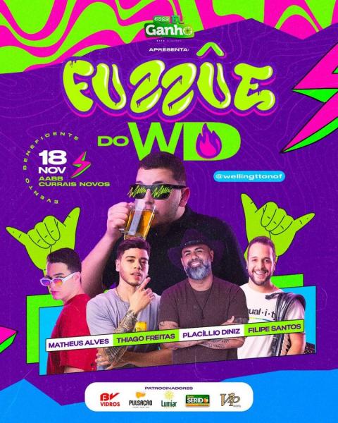 Matheus Alves, Thiago Freitas, Placíllio Diniz e Filipe Santos - Fuzzuê do WD