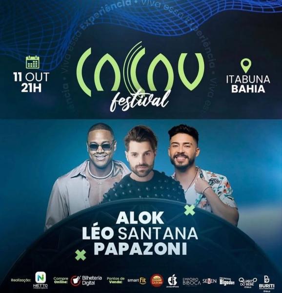Alok, Léo Santana e Papazoni - Cacau Festival