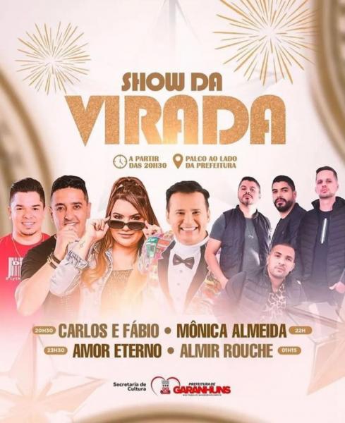 Carlos & Fábio, Mônica Almeida, Amor Eterno e Almir Rouche - Show da Virada