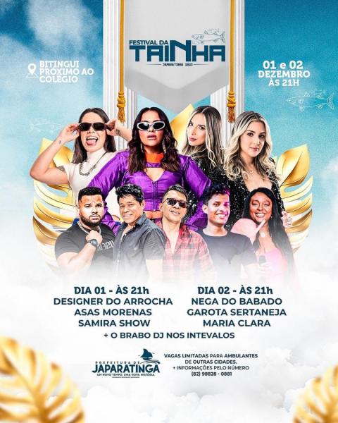 Nega do Babado, Garota Sertaneja e Maria Clara - Festival da Tainha