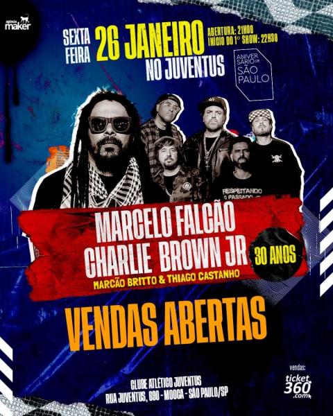 Marcelo Falcão e Charlie Brown Jr