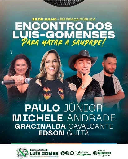 Michele Andrade, Paulo Júnior, Gracinalda Cavalcante e Edson Guita