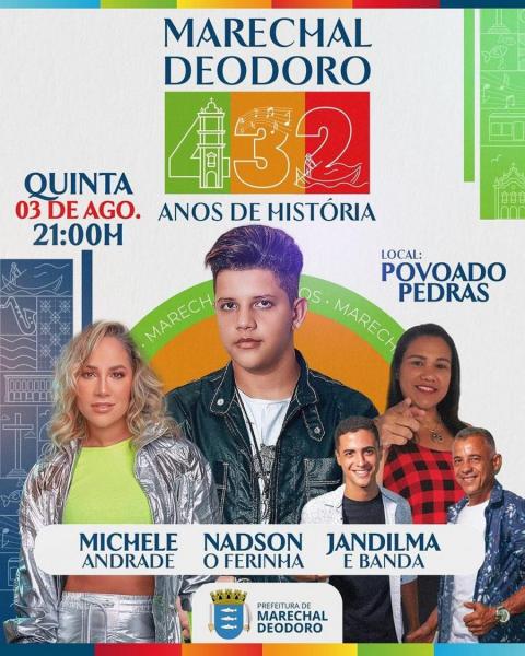 Michele Andrade, Nadson O Ferinha e Jandilma & Banda