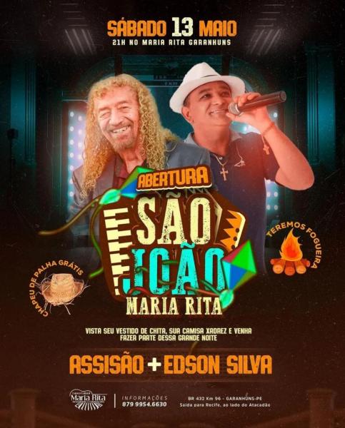 Assisão e Edson Silva - Abertura do São João Maria Rita