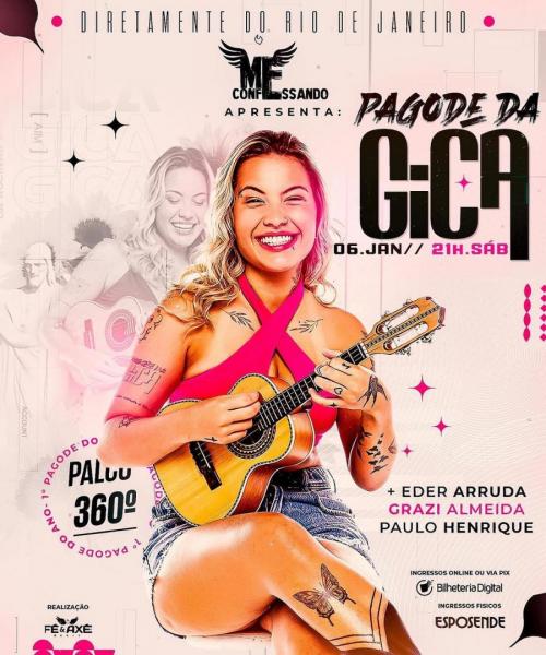 Gica, Eder Arruda, Grazi Almeida e Paulo Henrique - Pagode da Gica
