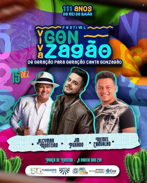 Alcymar Monteiro, JM Puxado e Memel Carvalho - Festival Viva Gonzagão