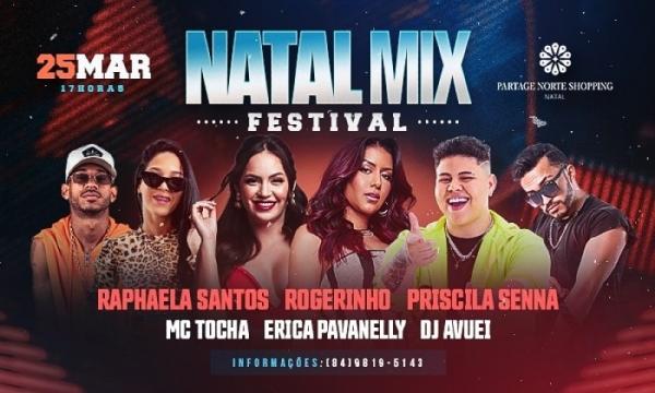 Raphaela Santos, Rogerinho, Priscila Senna, Mc Tocha, Erica Pavanelly e Dj Avuei - Natal Mix Festival