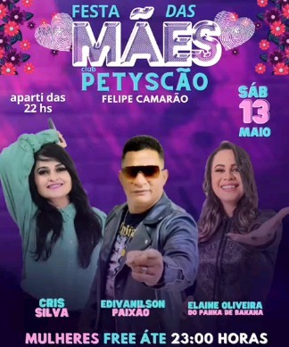 Cris Silva, Edivanilson Paixão e Elaine Oliveira - Festa das Mães