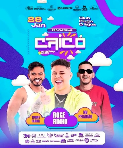 Rogerinho, Tonny Farra e NV Pesadão - Pré Carnaval Caicó