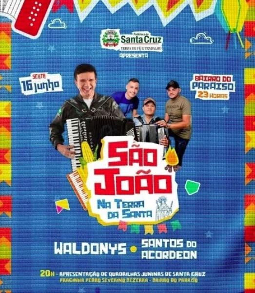 Waldonys e Santos do Acordeon - São João na Terra da Santa