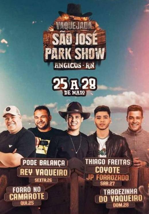 Thiago Freitas, Coyote e JP Forrozado - Vaquejada São José Park Show