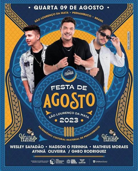 Wesley Safadão, Nadon O Ferinha, Matheus Moraes, Aynnã Oliveira e Gheo Rodriguez - Festa de Agosto