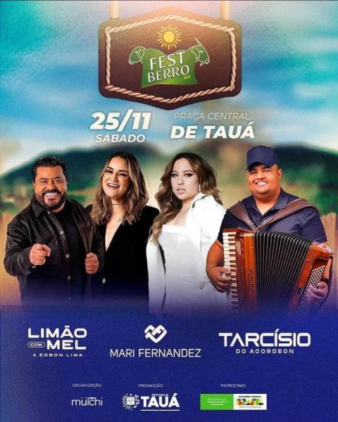 Limão com Mel, Mari Fernandez e Tarcísio do Acordeon - Fest Berro 2023