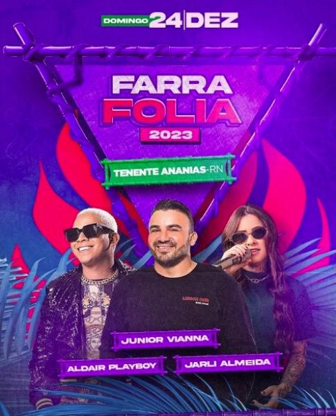 Junior Vianna, Aldair Playboy e Jarli Almeida - Farra Folia 2023