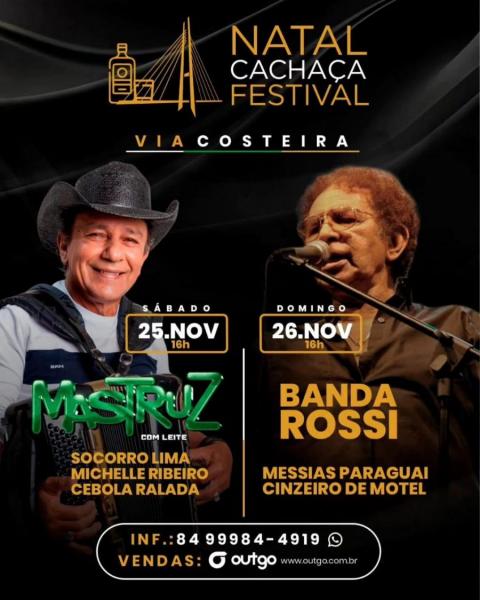 Banda Rossi, Messias Paraguai e Cinzeiro de Motel - Natal Cachaça Festival