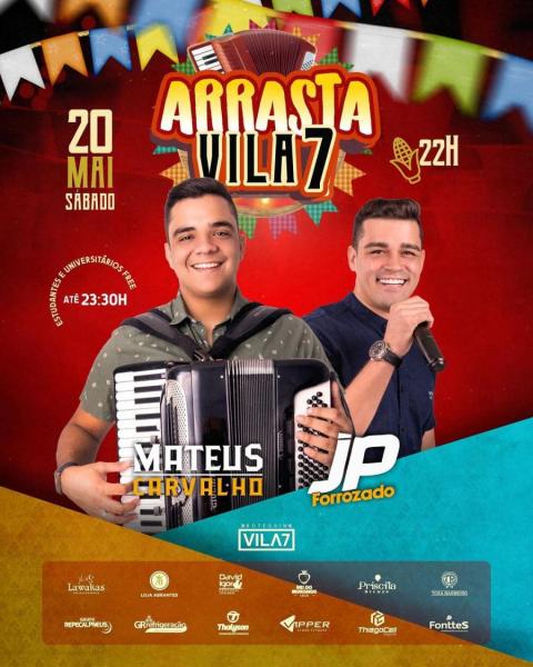 Mateus Carvalho e JP Forrozado - Arrasta Vila 7