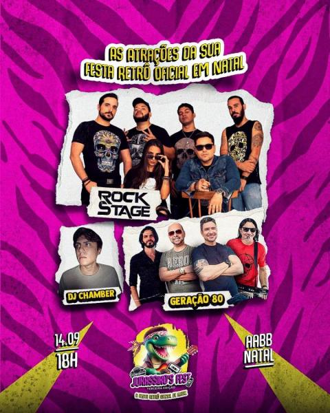 Rock Stage, Dj Chamber e Geração 80 - Jurrássikos Fest