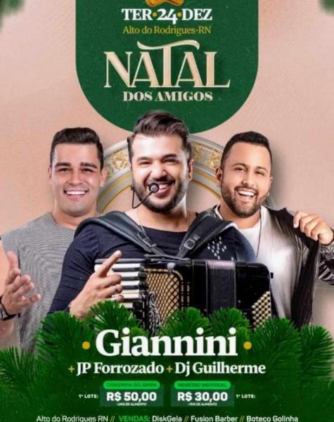 Giannini Alencar, JP Forrozado e Dj Guilherme - Natal dos Amigos