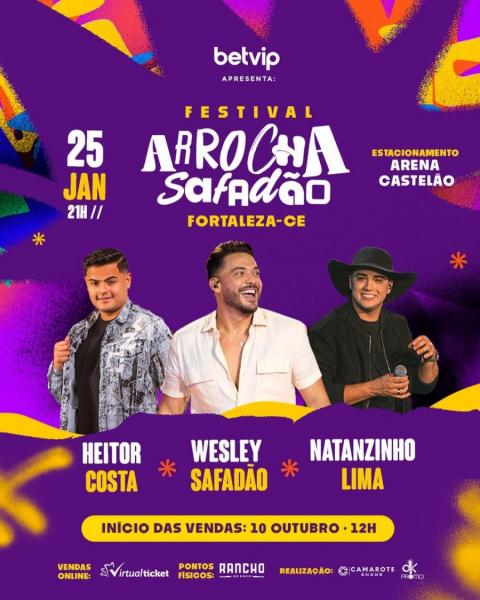 Wesley Safadão, Heitor Costa e Natanzinho Lima - Arrocha Safadão
