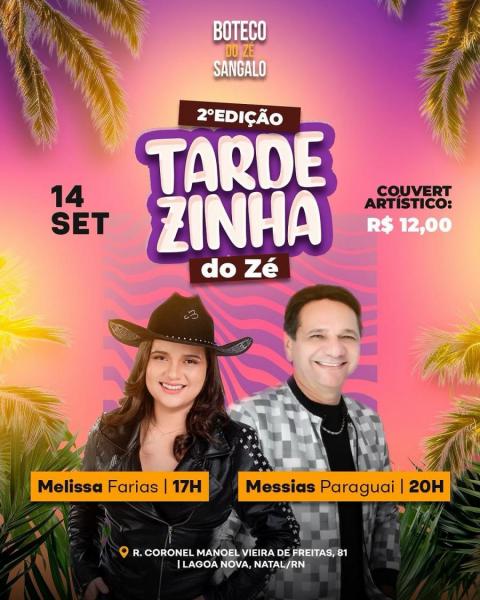 Melisa Farias e Messias Paraguai - 2ª Tardezinha do Zé