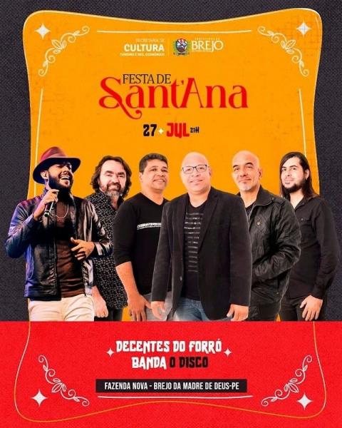 Decentes do Forró e Banda O Disco - Festa de Sant´Ana 2024