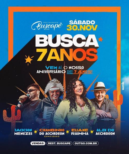 Chambinho do Acordeon, Jackson Menezes, Eliane e Alex do Acordeon - Busca 7 anos