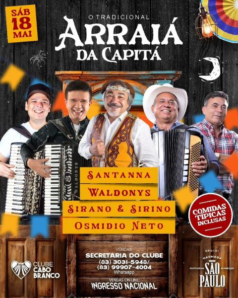 Santanna, Waldonys, Sirano & Sirino e Osmídio Neto - Arraiá da Capitá